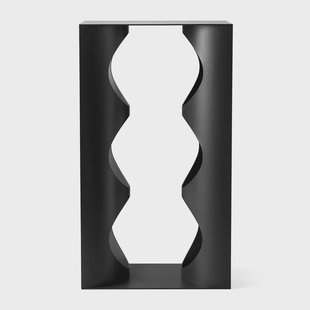 Georg Jensen Alfredo wijnrek 3 flessen 33,6x12 cm Black