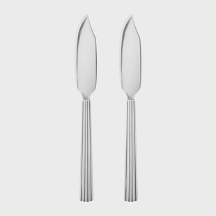Georg Jensen Bernadotte vismes 2-pack Roestvrij staal