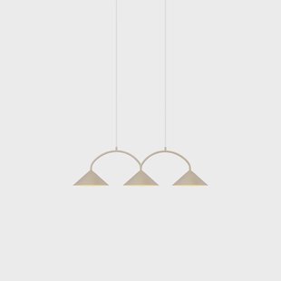 Globen Lighting Curve hanglamp 3 Beige
