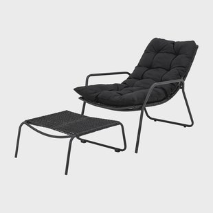 Bloomingville Boel strandstoel Zwart