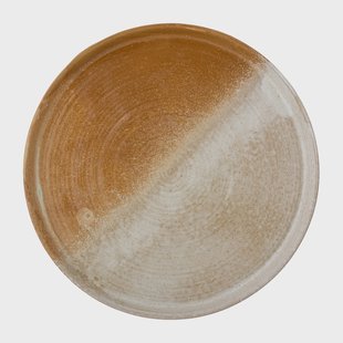 Bloomingville Dahlia serveerschotel Ø32,5 cm Bruin