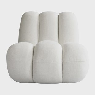 101 Copenhagen Toe loungefauteuil linnen White chalk