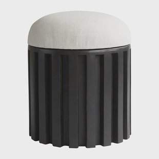 101 Copenhagen Tribu kruk linnen Coffee-white chalk