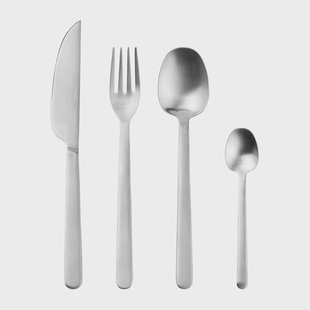 Broste Copenhagen Nordic Bistro bestekset 16-delig Mat satin