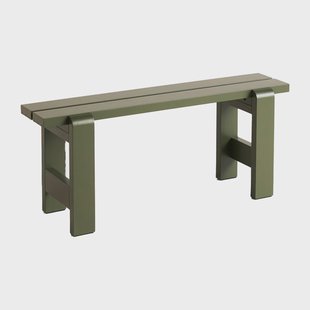 HAY Weekday bank 111x23 cm gelakt sparrenhout Olive