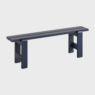 HAY Weekday bank 140x23 cm gelakt sparrenhout Staalblauw