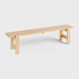 HAY Weekday bank 190x32 cm gelakt sparrenhout Natural