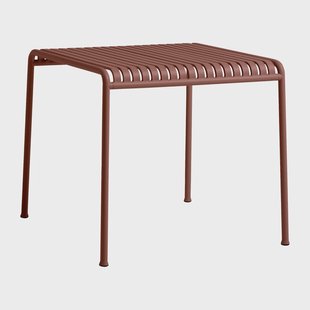 HAY Palissade tafel 82,5x90 cm Iron red