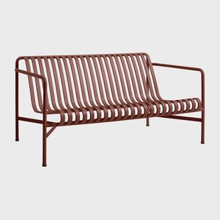 HAY Palissade loungebank Iron red