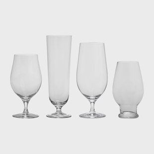 Orrefors Beer tasting kit bierglas 4-delig Transparant