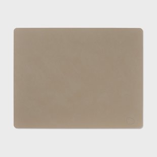 LIND DNA Nupo placemat square L Clay brown