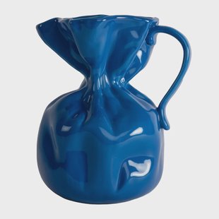 Byon Crumple vaas Blauw