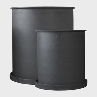 DBKD Plant pot bloempot large 2-pack Black