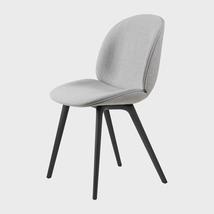 GUBI Beetle dining chair fully upholstered-plastic base Remix 3 nr.123-black