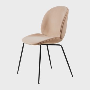 GUBI Beetle dining chair fully upholstered conic base Sunday 034-black