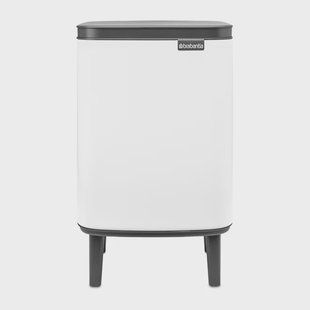 Brabantia Bo afvalemmer hoog 7 l Wit
