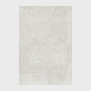 Layered Artisan Guild wollen vloerkleed Bone white 180x270 cm