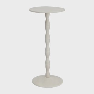 Design House Stockholm Pedestal tafel Ø31x67,5 cm Stained white grey