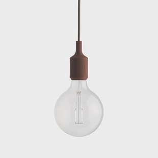 Muuto E27 Hanglamp Deep red
