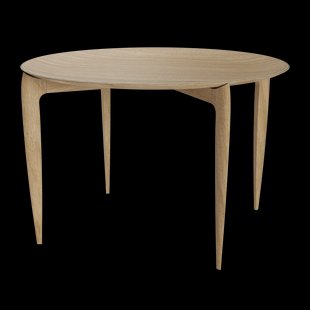 Fritz Hansen Opvouwbare klaptafel, Ø60 cm Oiled oak