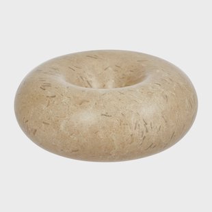 OYOY Savi marmer kandelaar small 4 cm Beige