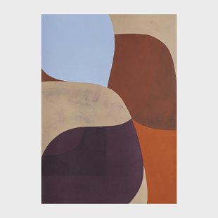 Paper Collective Painted Shapes 02 poster 50x70 cm