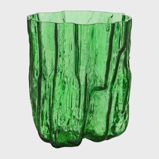 Kosta Boda Crackle vaas 27 cm Groen
