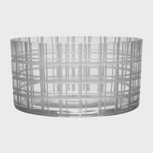 Orrefors Cut in number schaal 160 mm Ruitpatroon