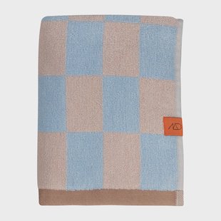 Mette Ditmer Retro handdoek 50x90 cm Light blue