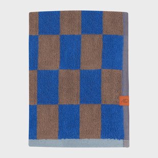 Mette Ditmer Retro handdoek 70x133 cm Cobalt