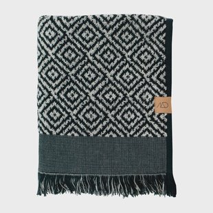 Mette Ditmer Morocco handdoek 70x135 cm Black-white