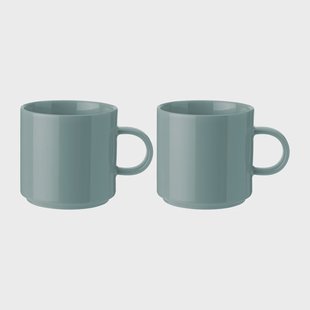 Stelton Stelton mok 20 cl 2-pack Dusty green