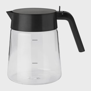 Stelton Nohr glazen kan 1,2 l Black metallic