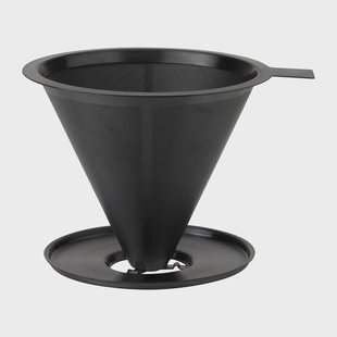 Stelton Nohr slow brew fijnmazig koffiefilter Black metallic