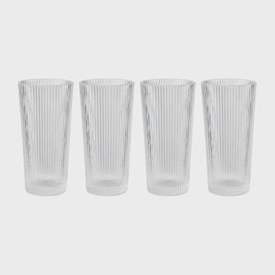 Stelton Pilastro longdrinkglas 30 cl 4-pack Clear