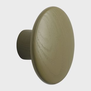 Muuto The Dots kledinghaak brown green Ø9 cm