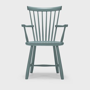 Stolab Lilla Åland stoel met armleuningen berkenhout Mist 22