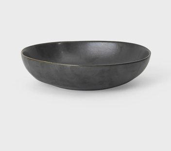 Ferm Living Flow schaal large Ø19,5 cm Black