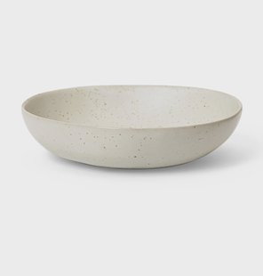 Ferm Living Flow schaal large Ø19,5 cm Off-white speckle