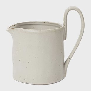 Ferm Living Flow melkkan 30 cl Off-white speckle
