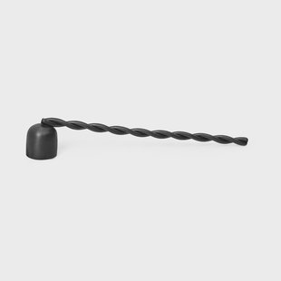 Ferm Living Twist kaarsendover Black brass