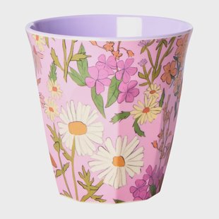 RICE Rice melaminebeker medium Daisy dearest