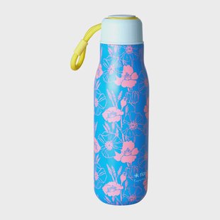 RICE Rice thermosfles 50 cl Poppie love-blue