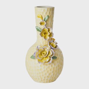 RICE Rice Flower Sculpture vaas 25 cm Cream