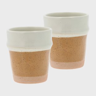 Villa Collection Evig espressokop 10 cl 2-pack Amber-crème