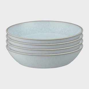Denby Kiln Green pastaschaal 4-pack Ø22 cm