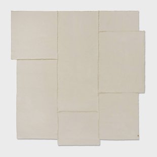 Ferm Living Offset sprei 264x272 cm Off-white