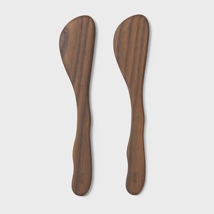 Ferm Living Cairn botermes 2-pack Dark Brown