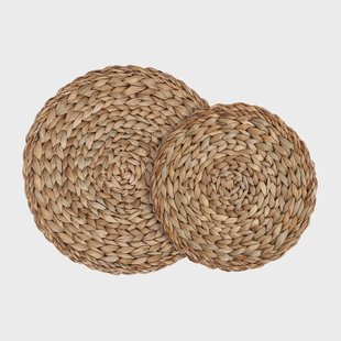 Dixie Esther pannenonderzetter 2-delig Natural