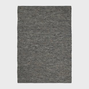Linie Design Agner wollen vloerkleed Charcoal, 300x400 cm